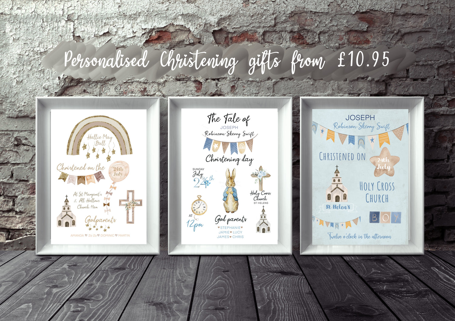 christening gift, christening present, christening card, christening print, unique gift, personalised, baptism gift, nursery print, baby boy, baby girl, newborn, print, digital print, wall art, gift shop, unique, custom, picture