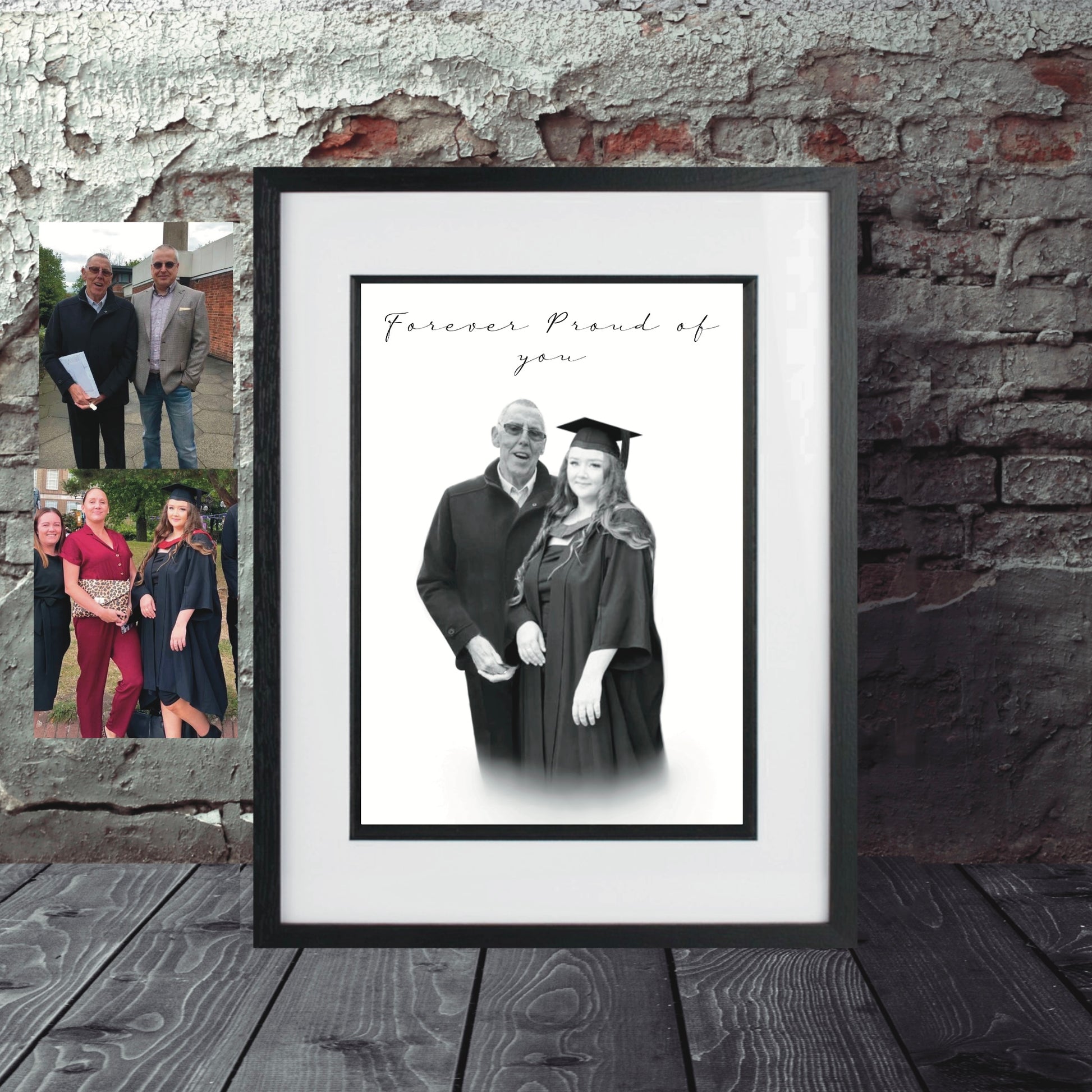 Memorial Picture Frame | Custom Sympathy Gifts | People Digital Prints