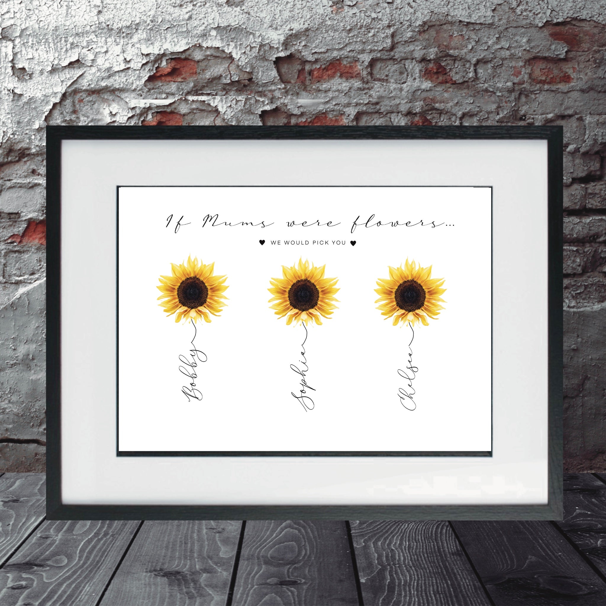 Framed digital outlet print - Flower Delivery